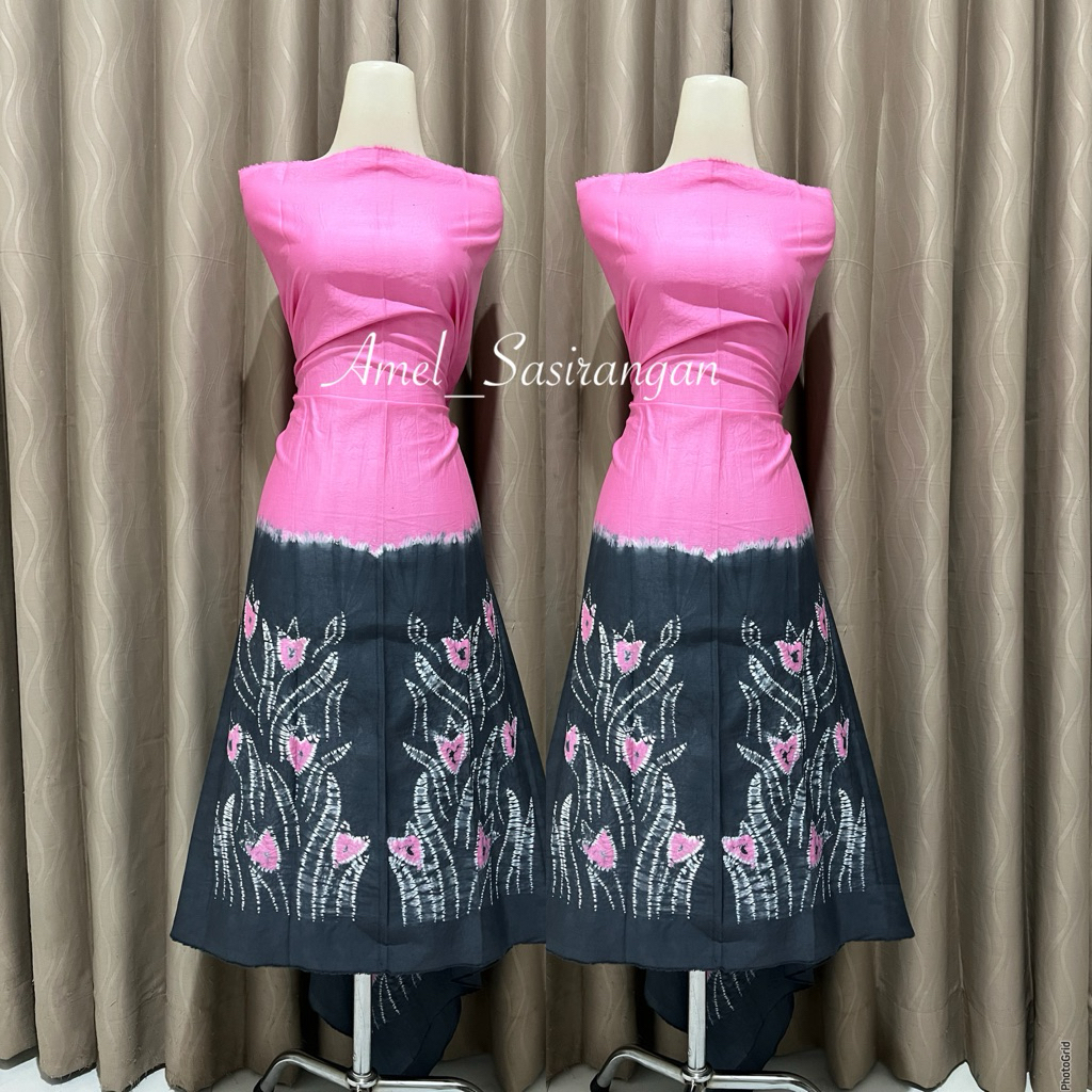 Kain batik sasirangan banjar katun satin 2 x 1.15 m by amel_sasirangan
