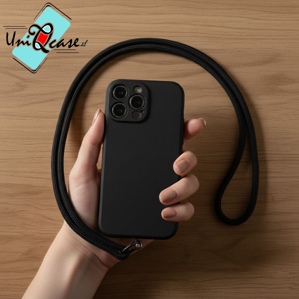 Softcase Macaron Sling Tali Bonie Realme C71 - Tali Lanyard Bonie Realme C71 - Softcase Lanyard Real