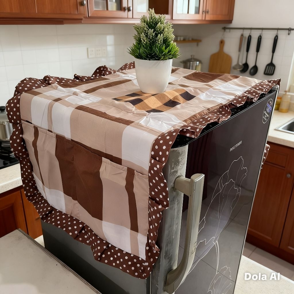 TUTUP KULKAS | PENUTUP KULKAS KAIN ANEKA MOTIF