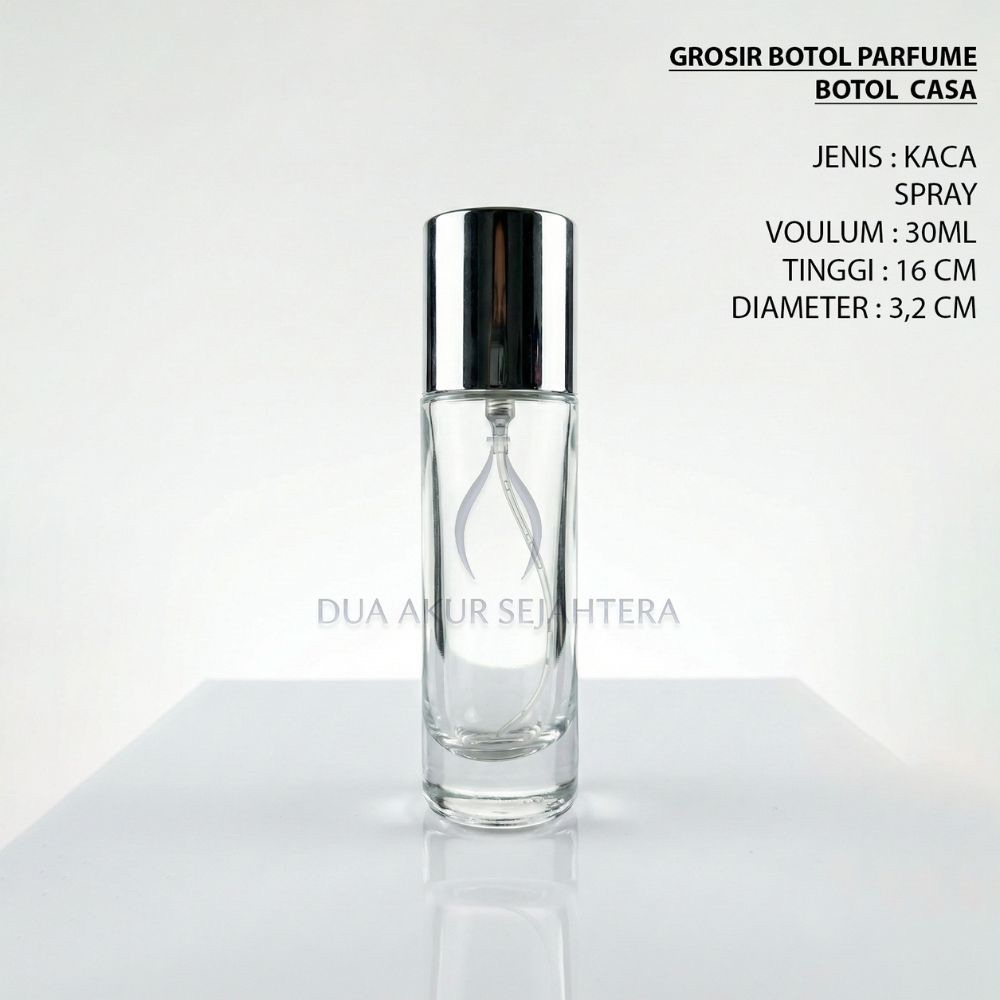 Botol Parfum Casa 30ML - Botol Parfum Kosong Casa - Botol Casa Drat 30ML - Drat - Press - Semi Press