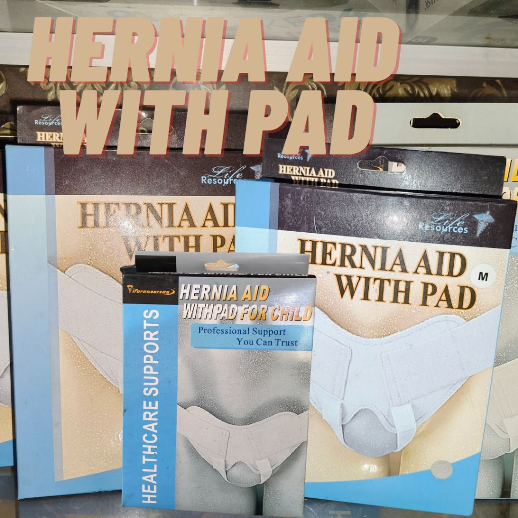 HERNIA AID WITH PAD - Alat Bantu Hernia Dengan Bantalan - Pampers Hernia - NYAMAN DAN SESUAI DI TUBU