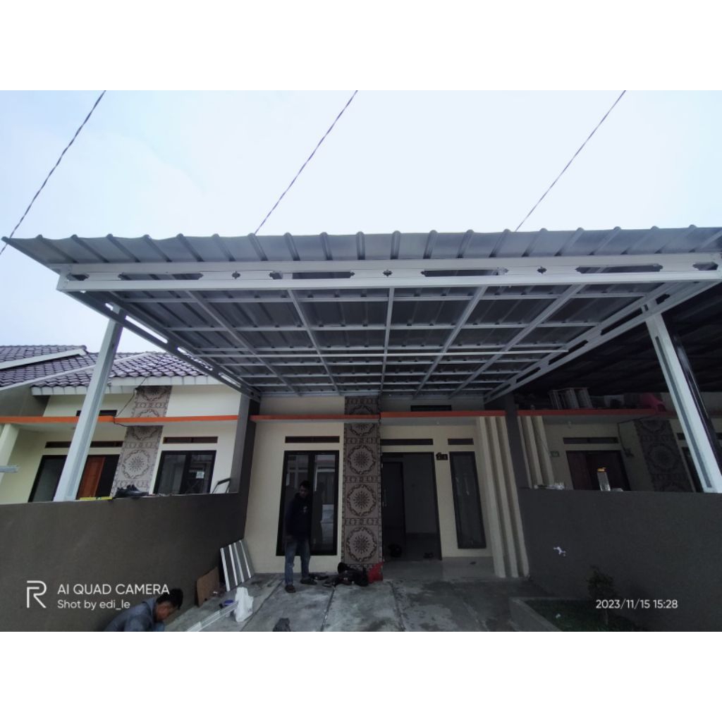 kanopi atap spandek
