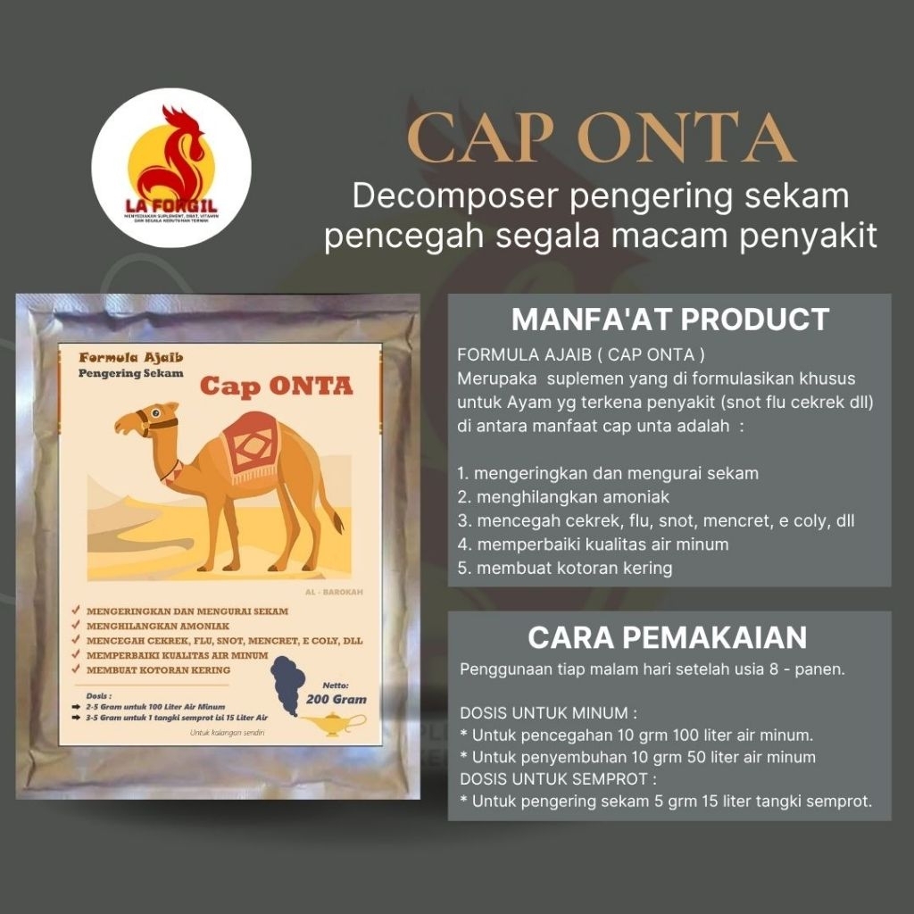 Formula Ajaib "Cap Onta"