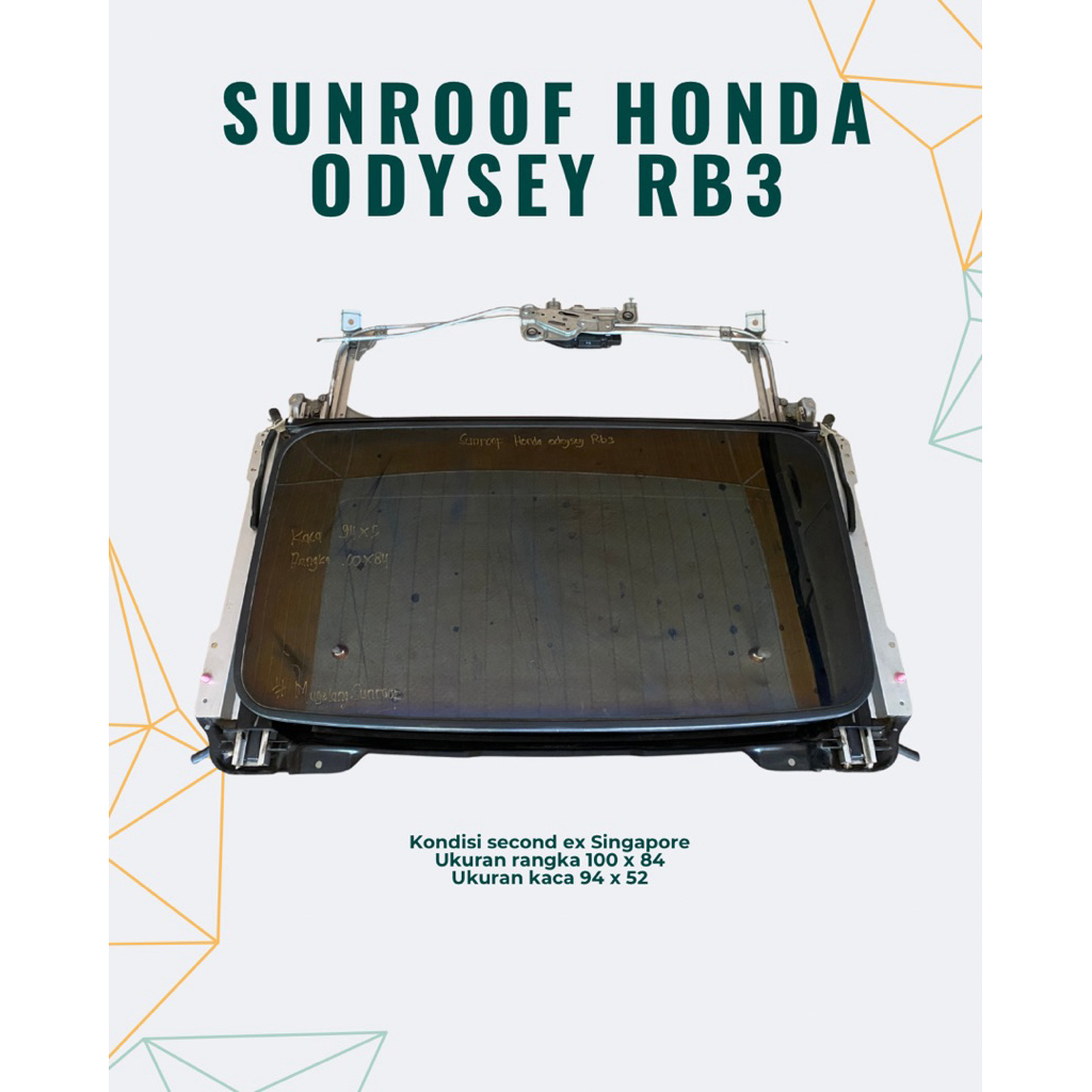 Sunroof Honda Odeysey Rb3