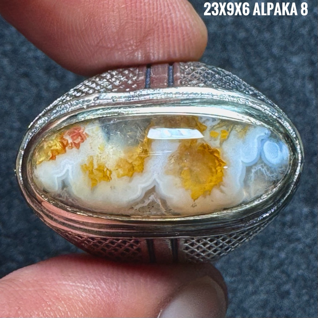 Cincin Batu Akik Natural Lafadz Allah