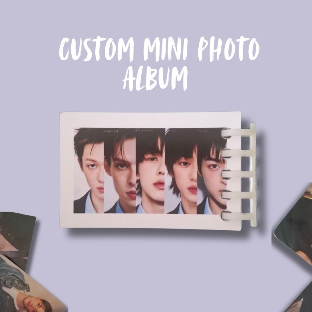 Custom Photo Book Album Foto Mini Ukuran Photocard Cetak Foto Kpop