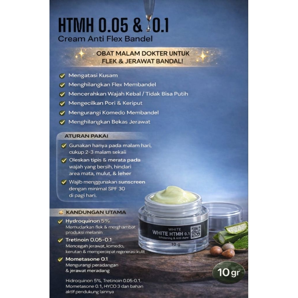 whitening htmh 0,1 mencerahkan