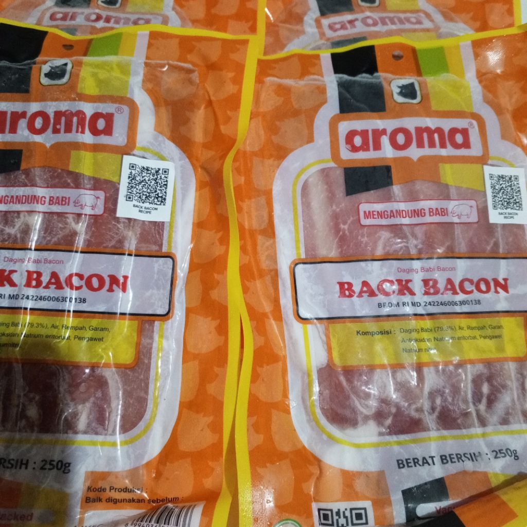 back bacon aroma 250 gram