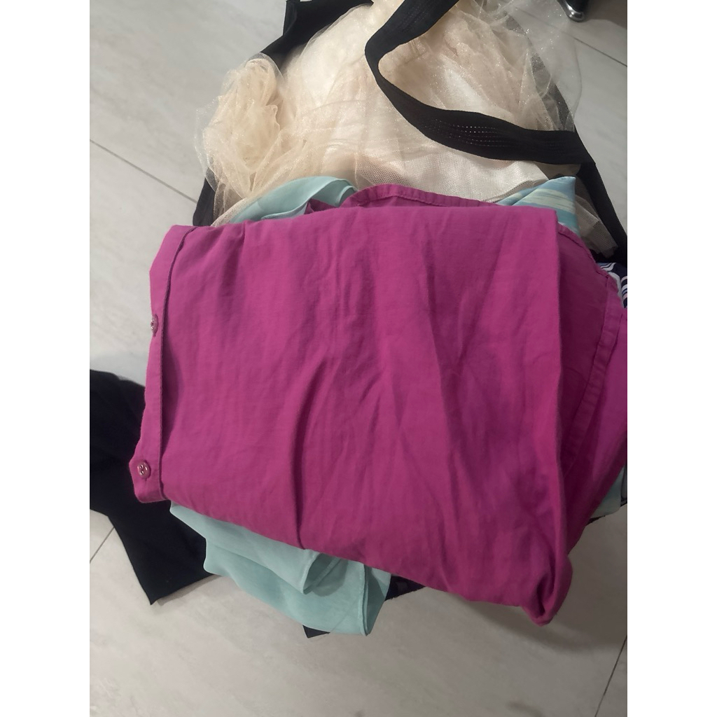 Kemeja Fushia Simplycity