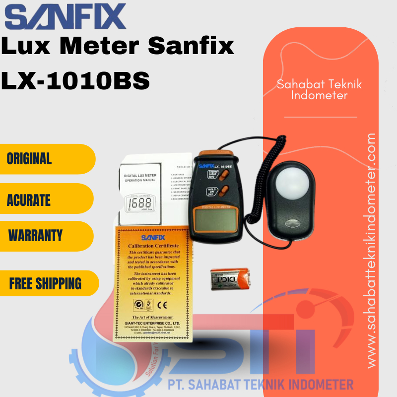 Lux Meter Sanfix LX-1010BS