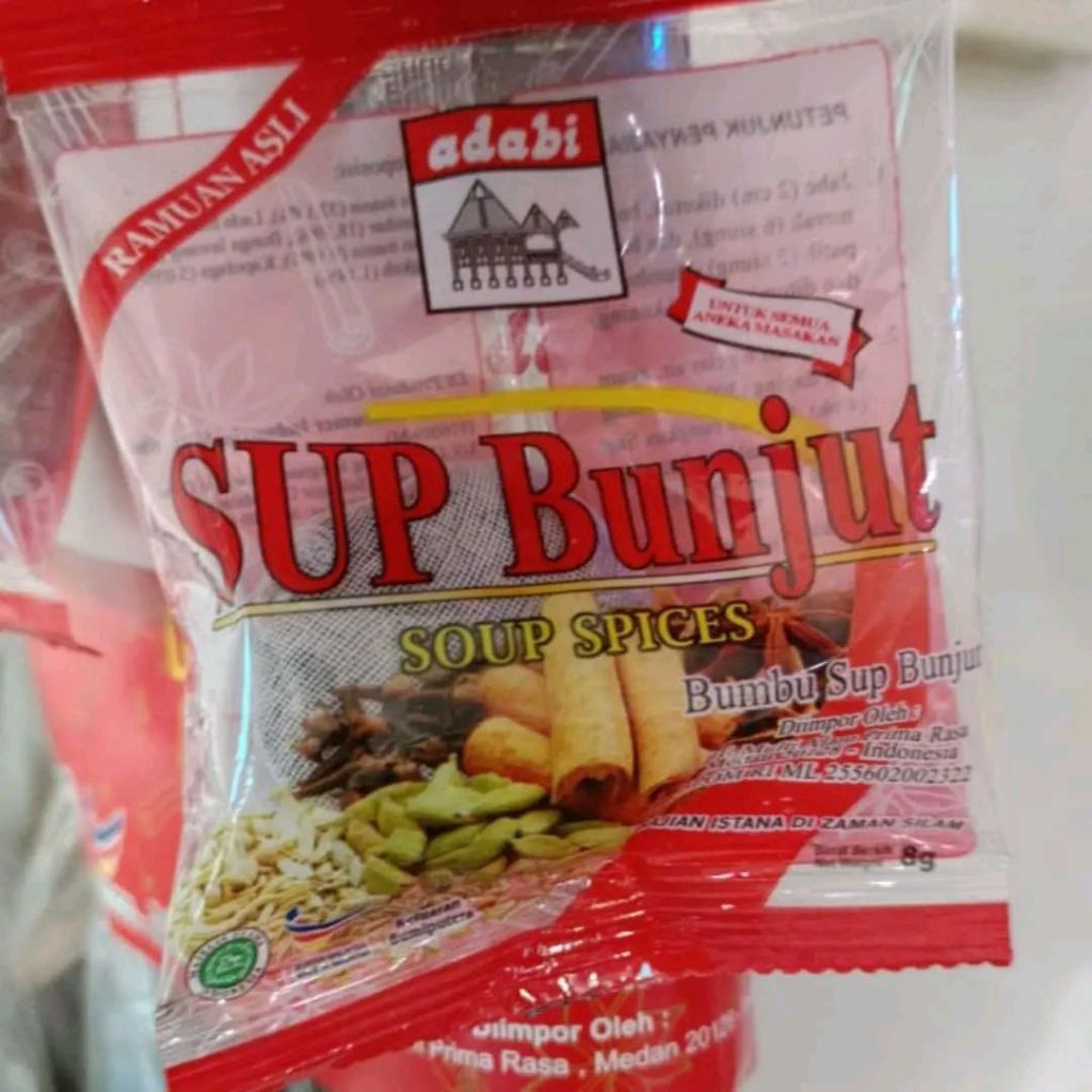 HALAL Ramuan Asli Sup Bunjut Soup Spices - Bumbu Sup Bunjut - Adabi Malaysia / Bumbu Instan Soup Tul