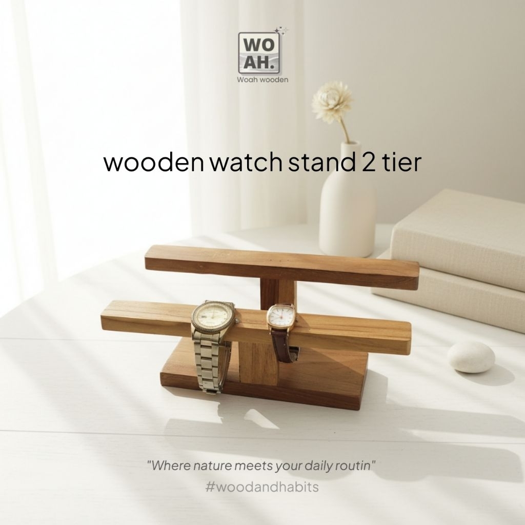Rak Gantungan Jam tangan | Rak kayu serbaguna | Key holder