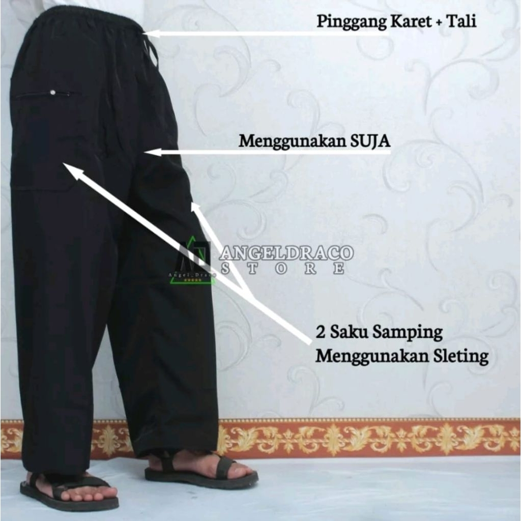 Celana komprang pria premium