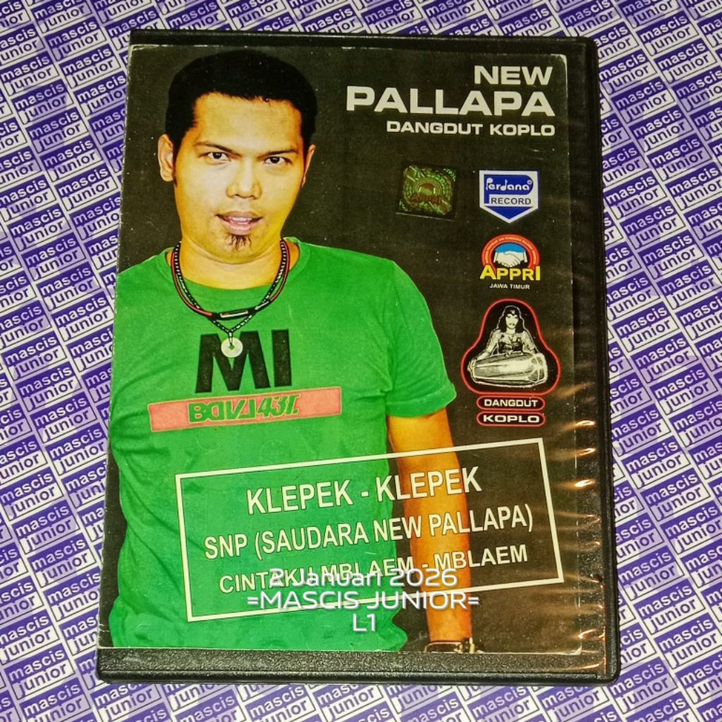 VCD New Pallapa Dangdut Koplo Klepek - Klepek SNP Saudara New Pallapa V CD ORIGINAL