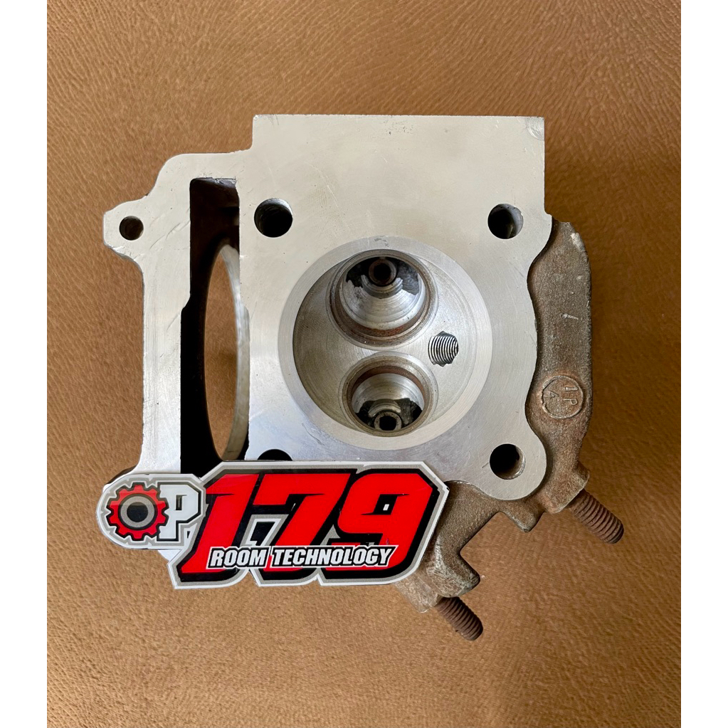HEAD MIO 28/24 BATANG 5 BAHAN BESI / NICKEL (PORTING + KLEP BY REQUEST)