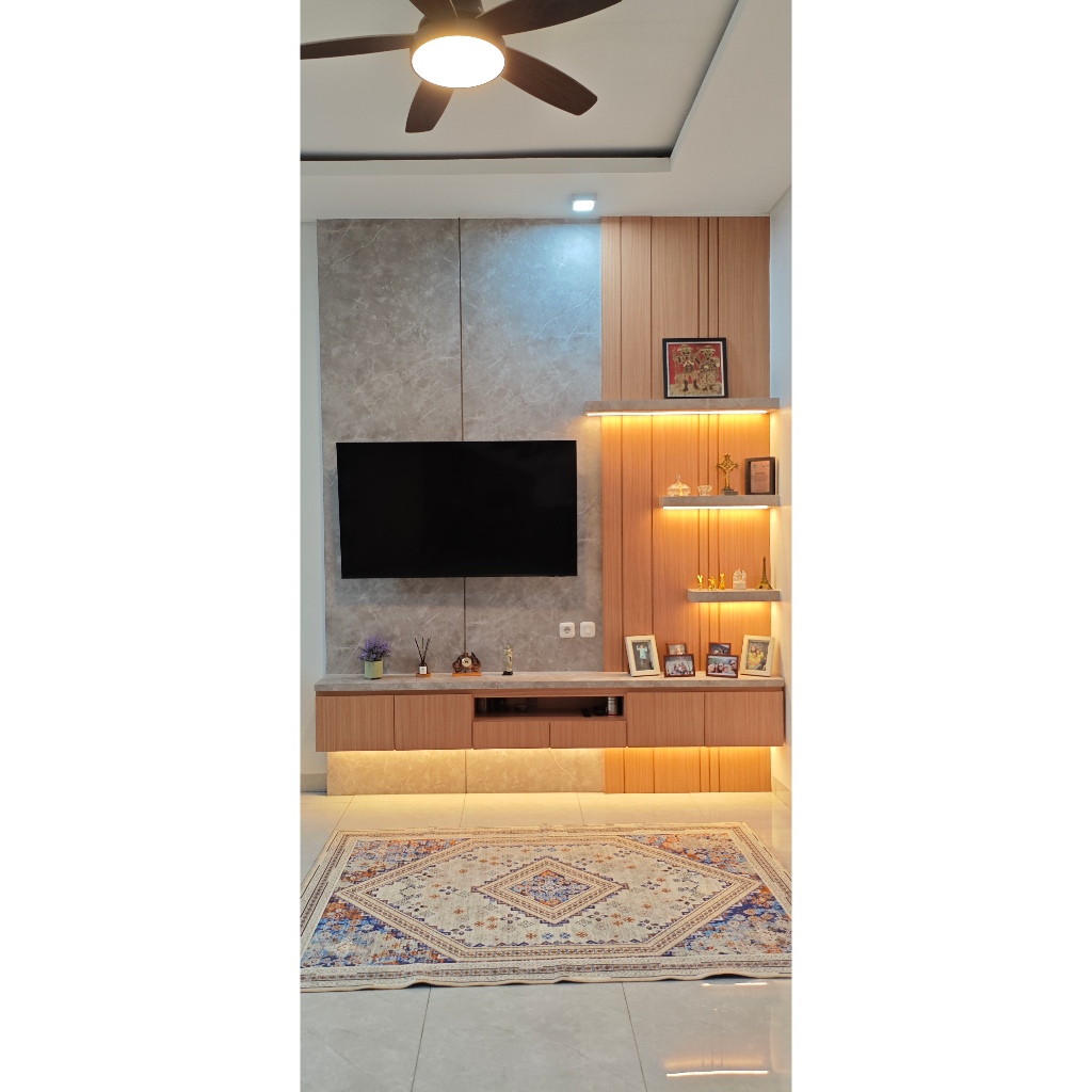Backdrop TV - Cabinet TV - Lemari TV