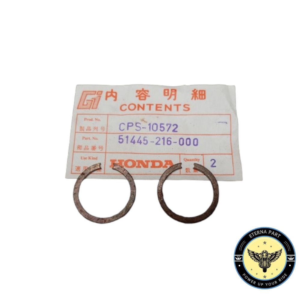 Snapring Klip Kuncian Kancingan Clip as Shock breaker depan Honda S90 CB100 S110 51445-216-000