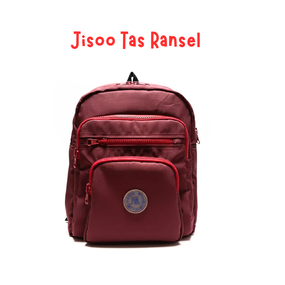 Nuari - Jisoo Tas Ransel Wanita Backpack Wanita Terbaru Elegan dan Simple Tas Sekolah Kuliah Kerja