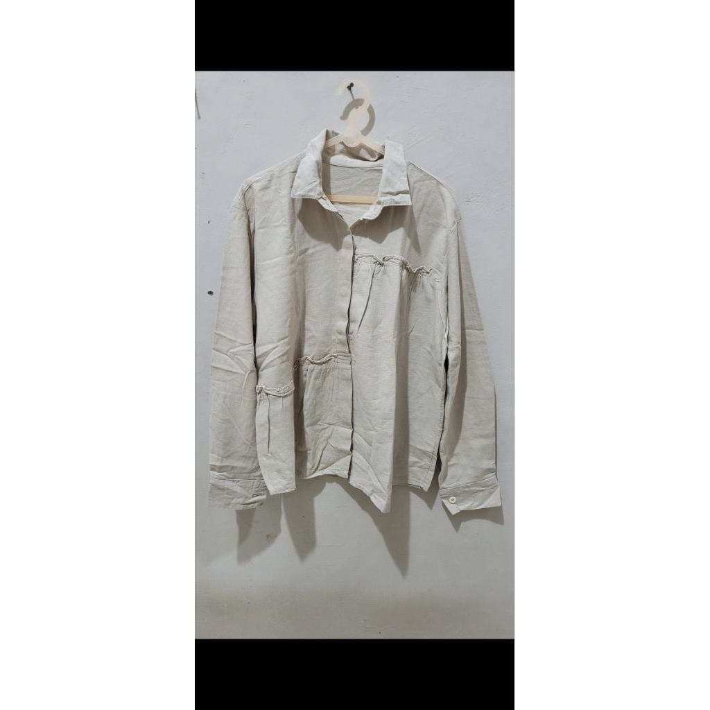 kemeja linen pl
