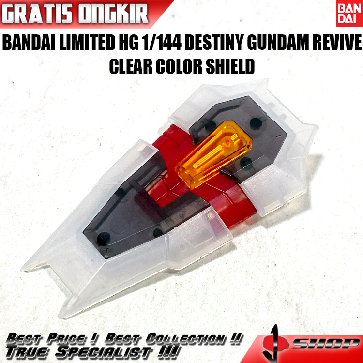 BANDAI LIMITED HG 1/144 DESTINY GUNDAM REVIVE CLEAR COLOR SHIELD LTDHG530