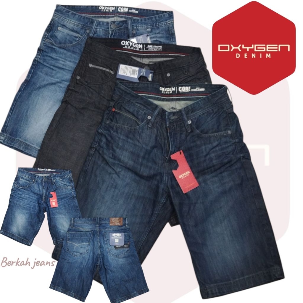 CELANA JEANS PENDEK OXYGEN ORIGINAL