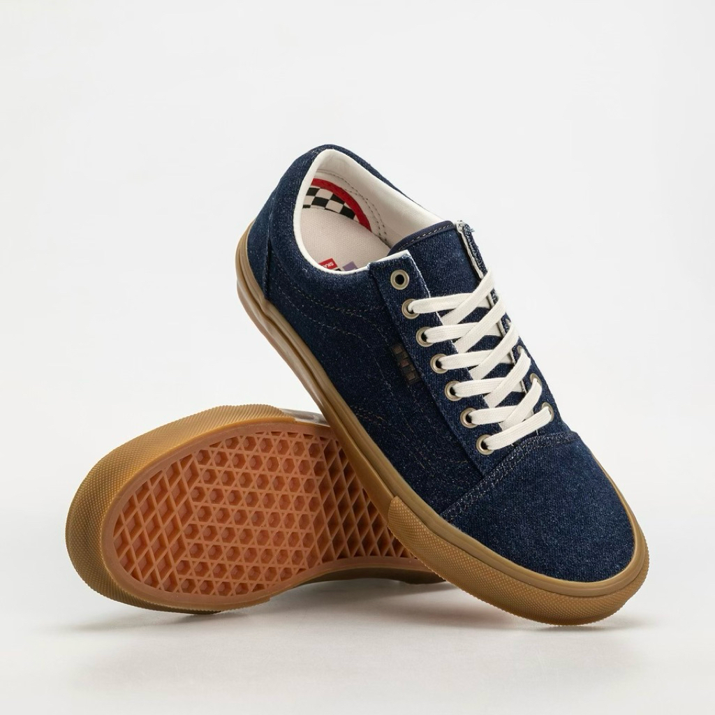 Vans skate old skool blue denim (Resmi PT NAVYA)