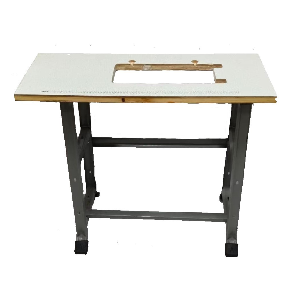 Papan Meja Mesin Jahit Klasik Hitam + Kaki H Warna Coklat dan Putih | Meja Mesin Jahit Tradisional