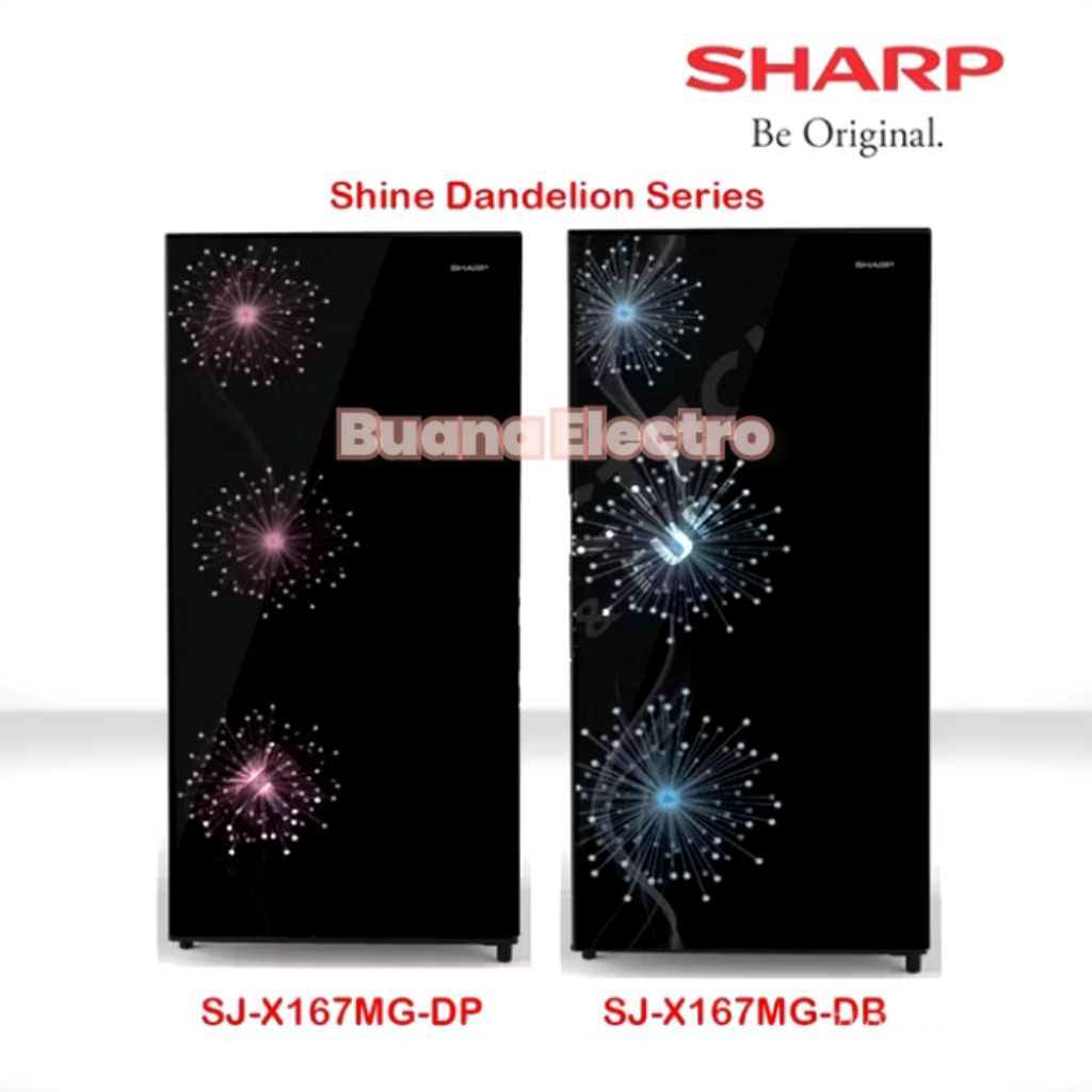 SHARP Kulkas 1 Pintu SJ-X167MG-DB/DP