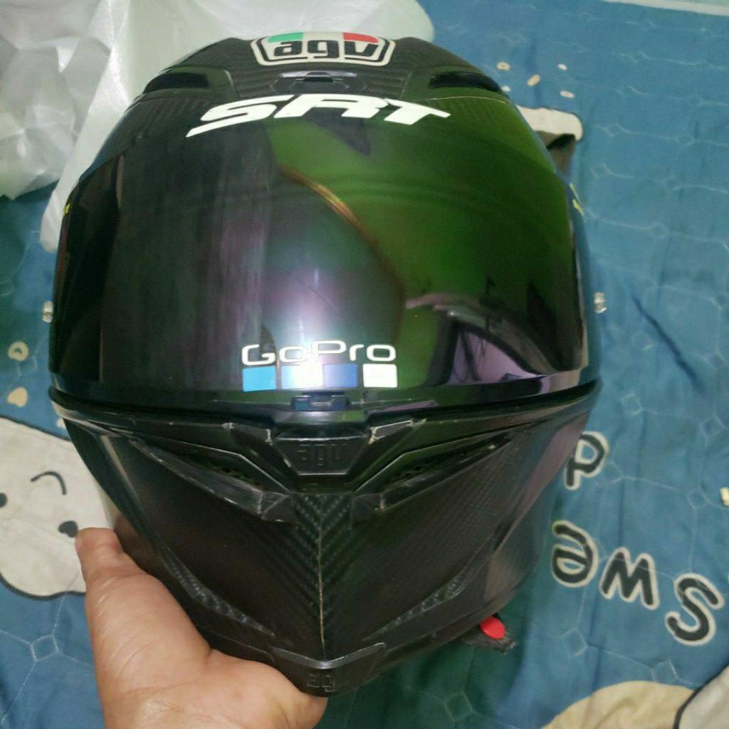 helm replika agv pista.helm fdk vista bekas ukuran m europ