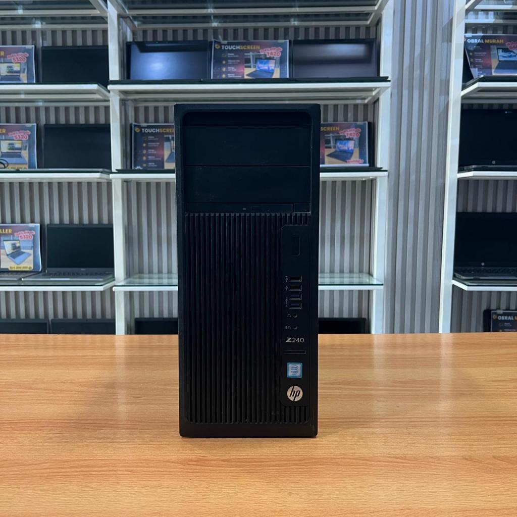 PC Server HP Z240 Workstation Intel Xeon CPU E5-1225 V6 RAM 16GB 8GB SSD 256GB 128GB Bergaransi