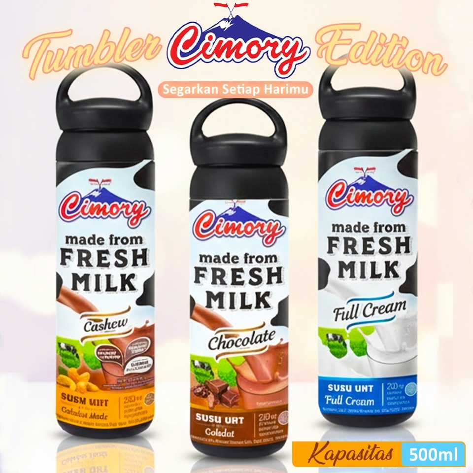 TUMBLER EDISI SUSU UNIK -  THERMOS AIR PANAS UNTUK KADO GIFT TUMBLER UNIK