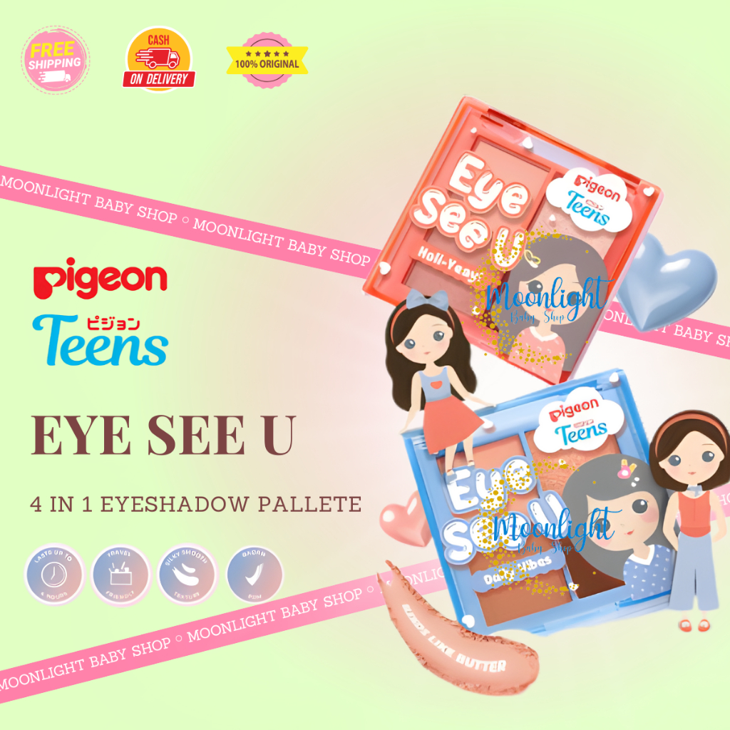 Pigeon Teens Eye See U Eye Shadow 3.2gr | Makeup Remaja | Eyeshadow Remaja