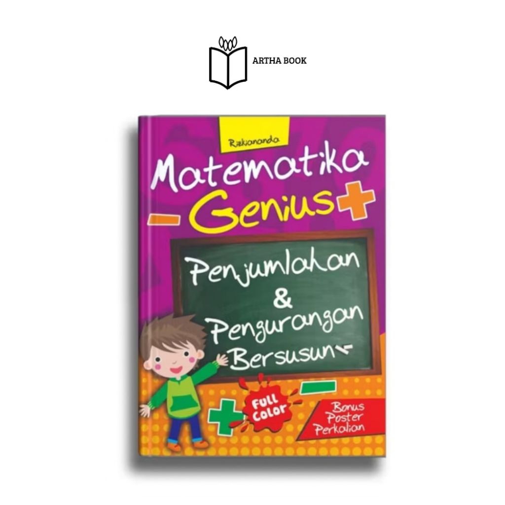 BUKU EDUKASI/BUKU ANAK/MATEMATIKA GENIUS PENJUMLAHAN Dan PENGURANGAN BERSUSUN/RIZKI ANANDA/PLANET IL