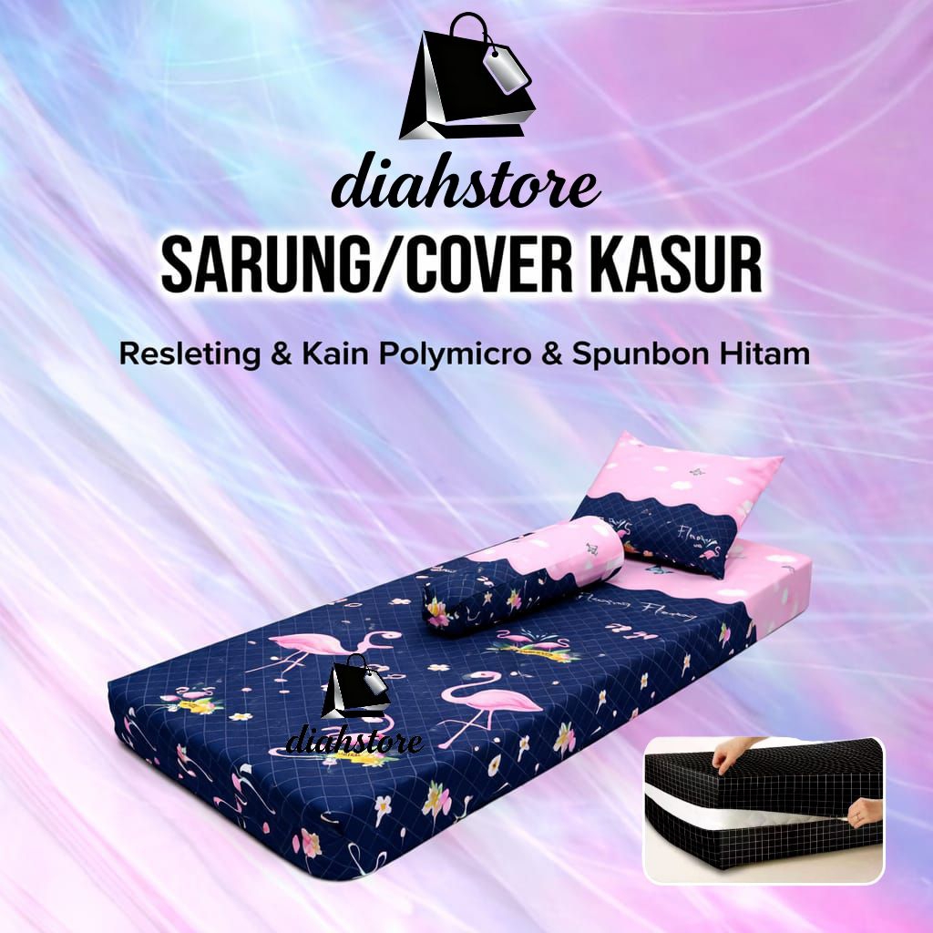 sarung kasur busa resleting termurah berkualitas premium Uk.180x80x10cm