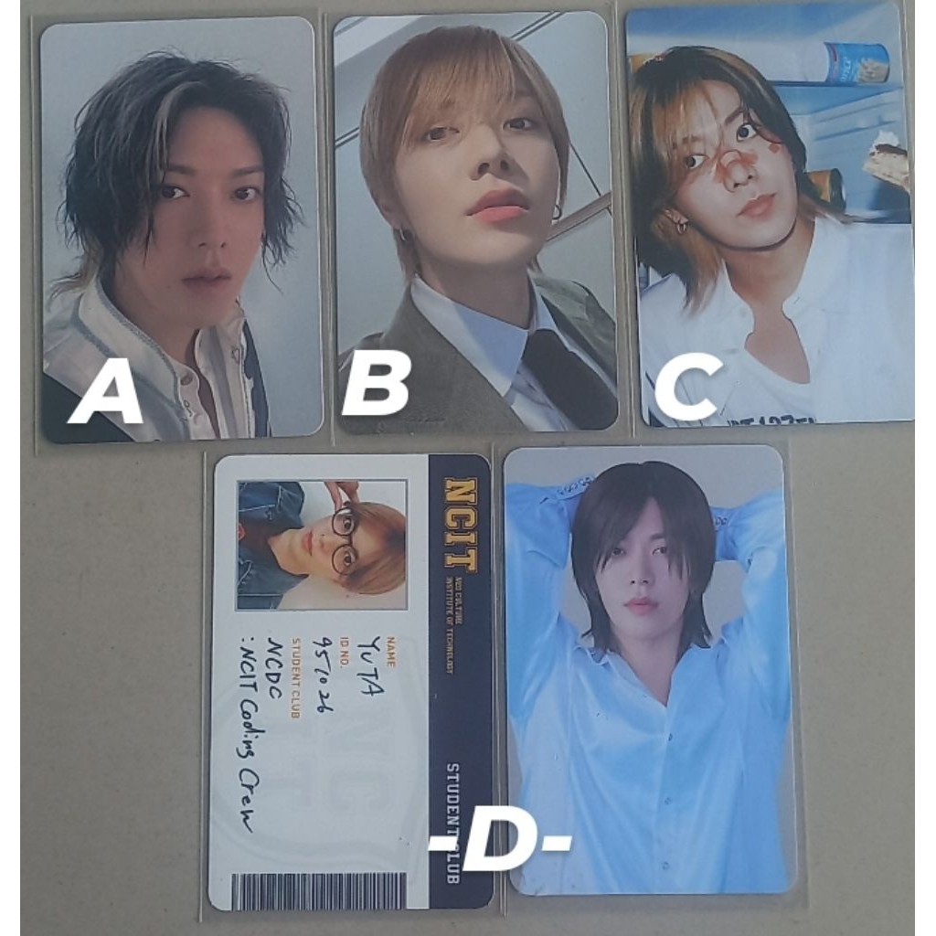 Photocard Yuta NCT