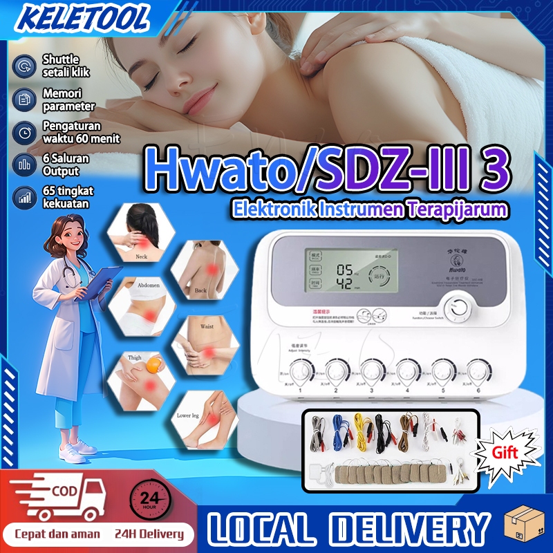 Alat Fisioterapi Alat Simulator Akupunktur Kabel Alat Terapi Listrik Stimulator Akupuntur Hwato SDZ 