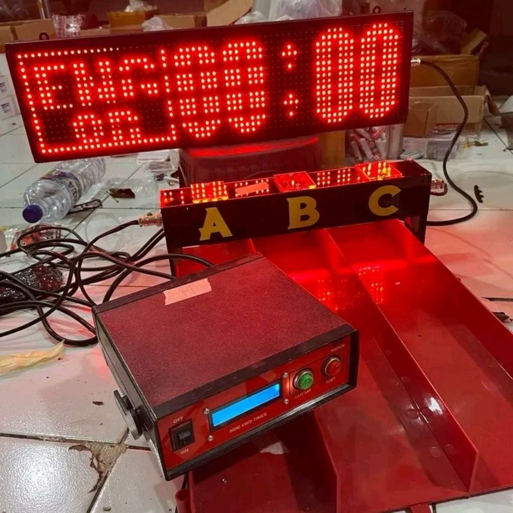 LAP TIMER SENSOR LAYAR BESAR (LAP TIMER TAMIYA) TIMER LAP