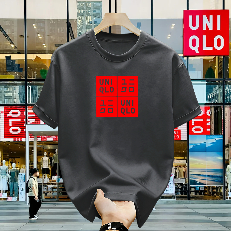100% Original - UNIQLO Kaos Cowok Cewek Model Minimalis Modern