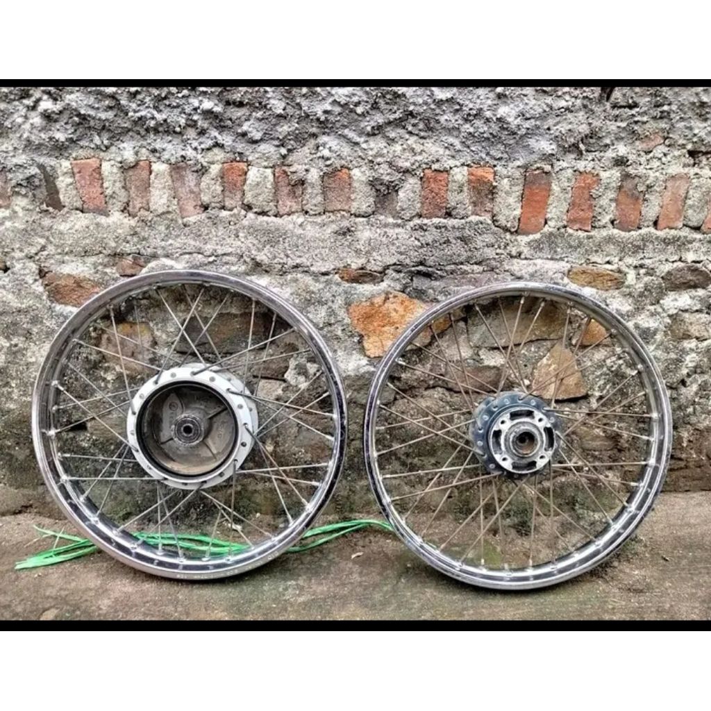 Velg pelek jari-jari depan belakang motor Yamaha Vega new Vega ZR Jupiter MX Lama Jupiter Z barang a