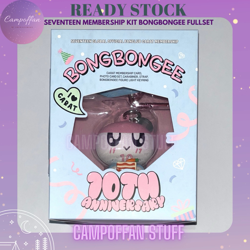 [READY] SEVENTEEN MEMBERSHIP KIT BONGBONGEE FULLSET SEALED