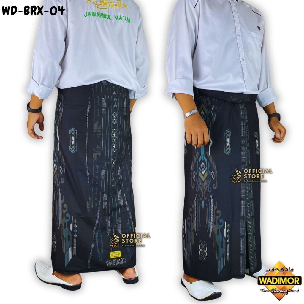 Sarung Wadimor Motif Batik Kembang Borneo | Sarung Batik Pria Dewasa Wadimor Tradisional