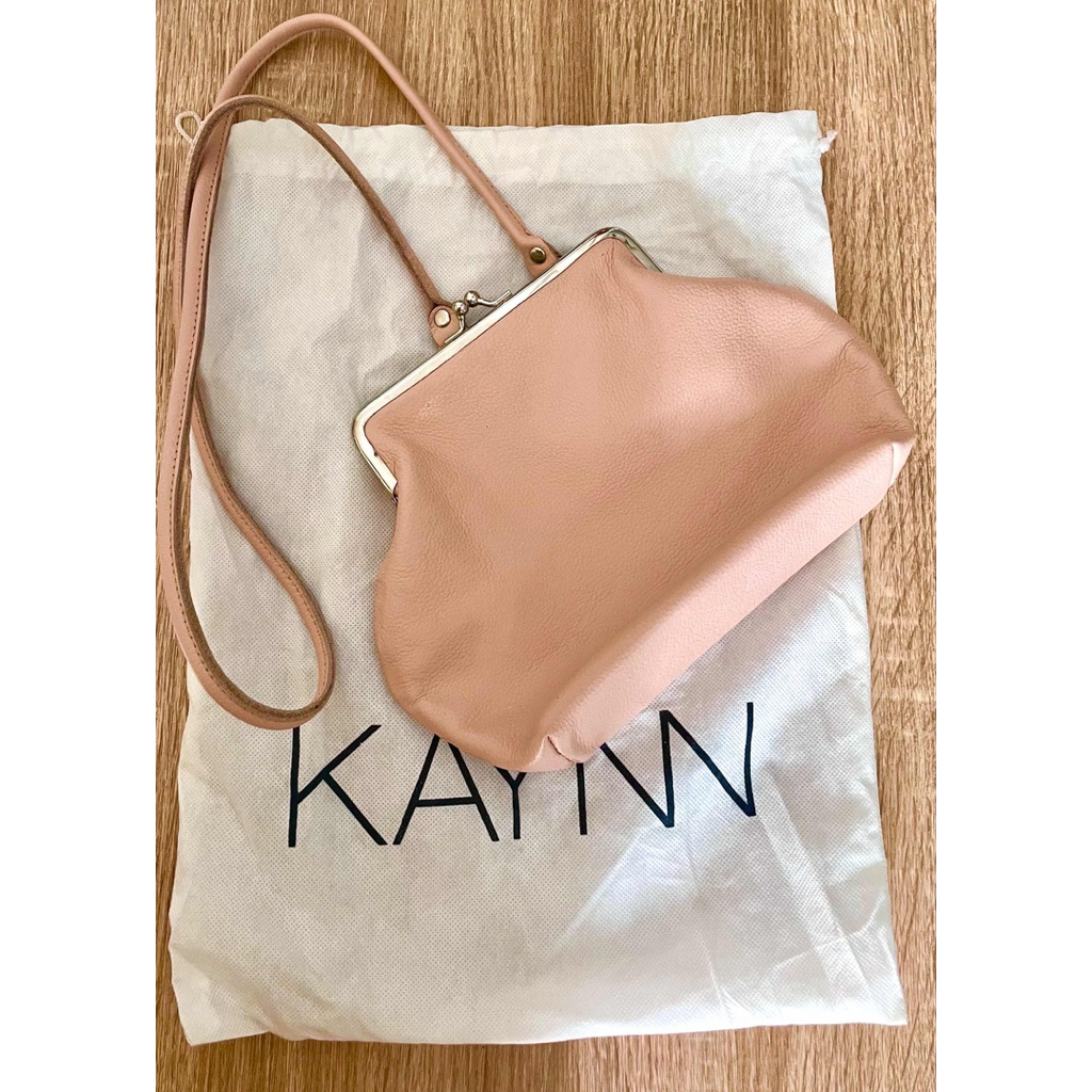 KAYNN Pink Leather Purse