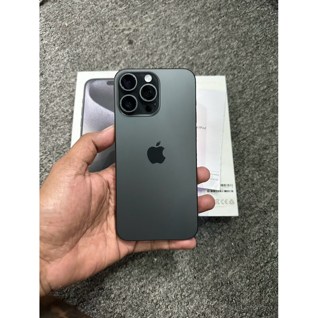 iphone 15 promax 256gb ibox second mulus
