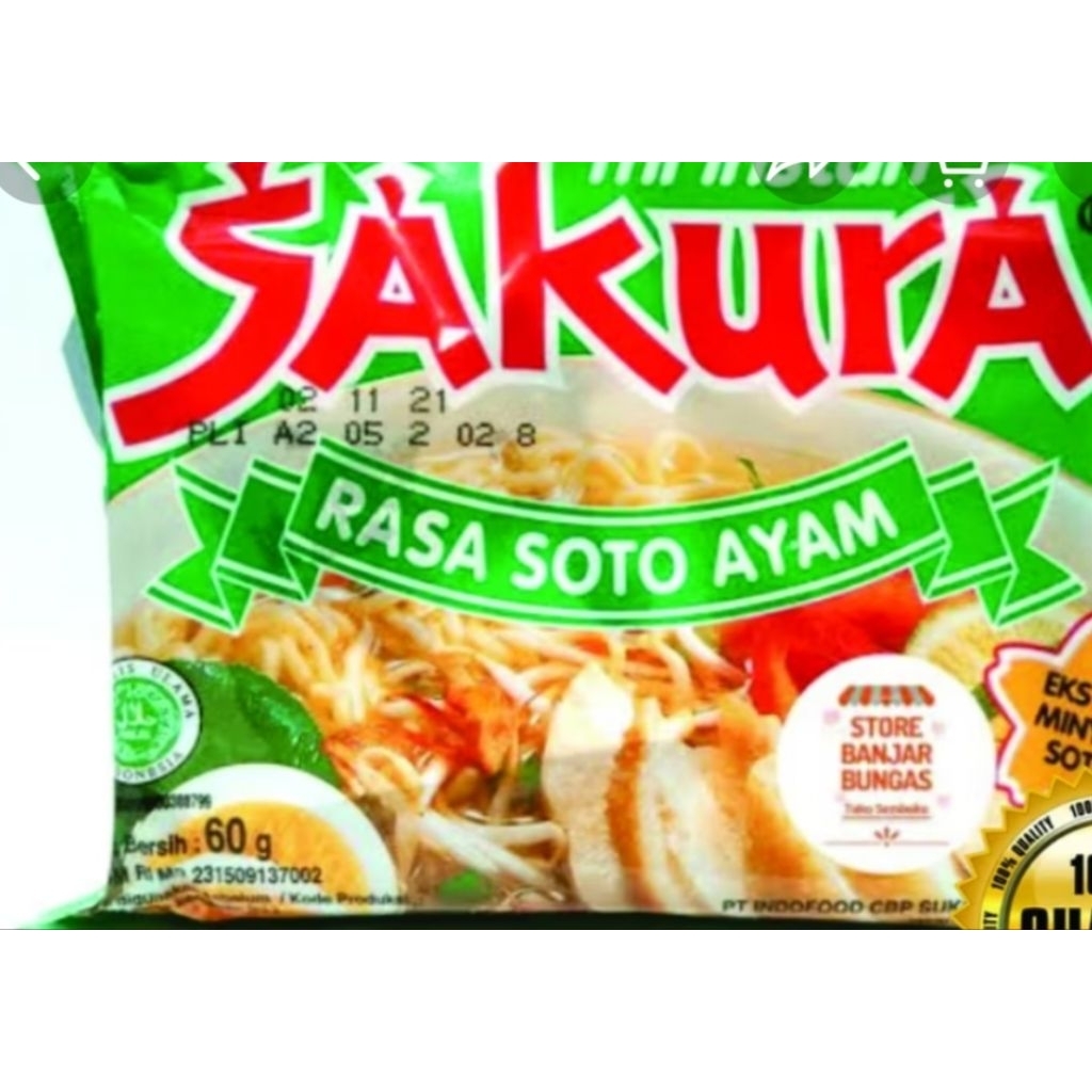 mie sakura Rasa soto ayam