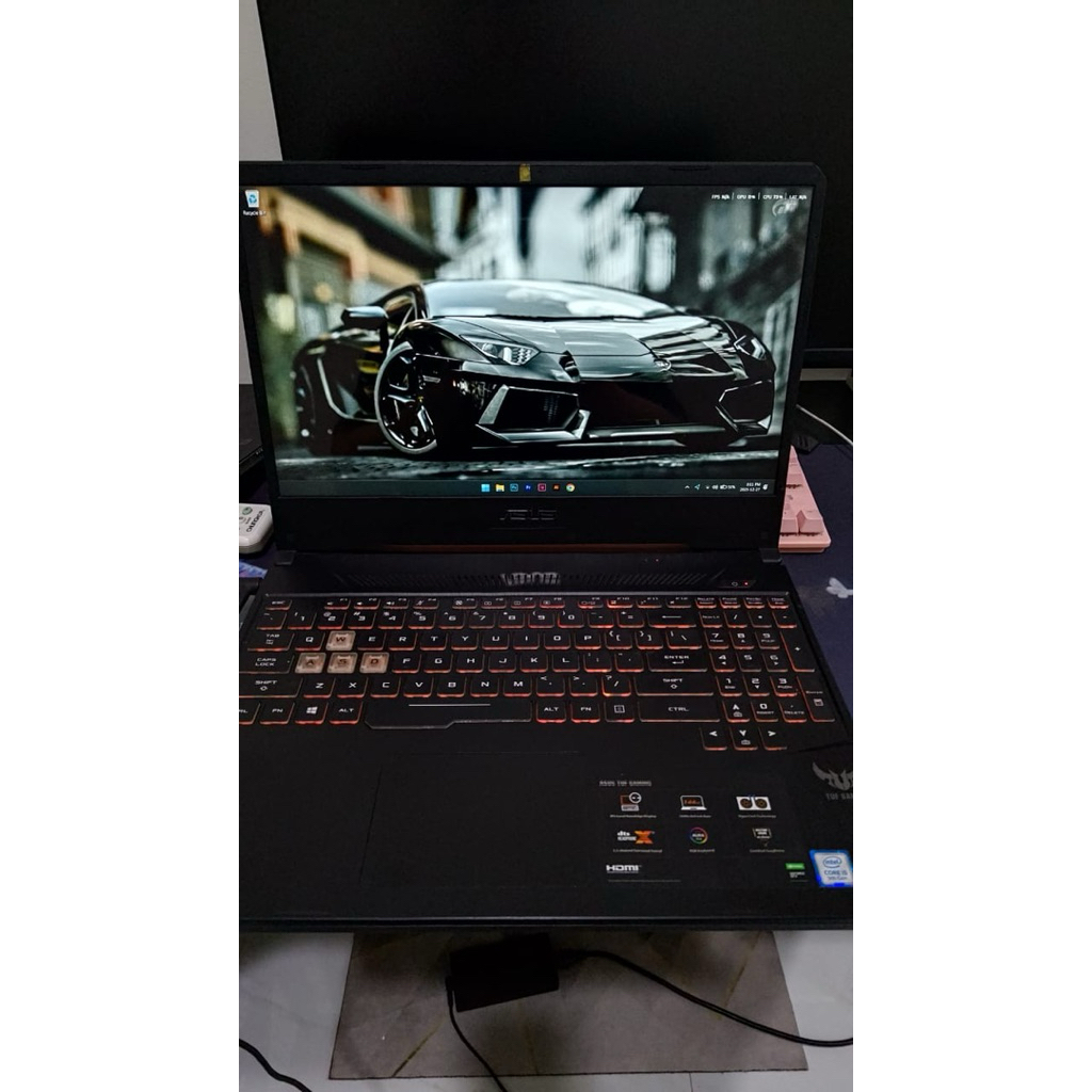 DIJUAL LAPTOP ASUS TUF GAMING FX505GT FULLSET + NOTA