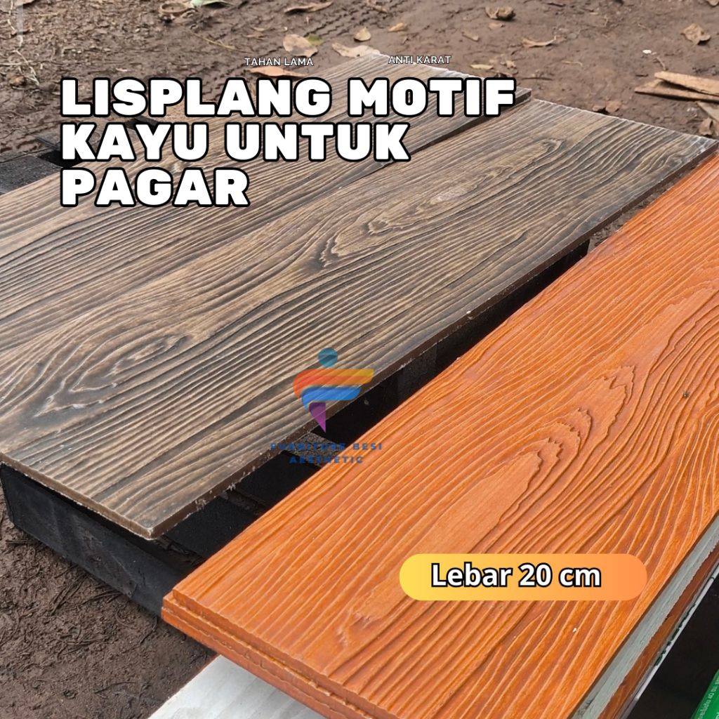 Trendstoree_Net Papan Motif Kayu Untuk Pagar Lisplang Grc Motif Kayu Lisplang Outdoor Untuk Pagar