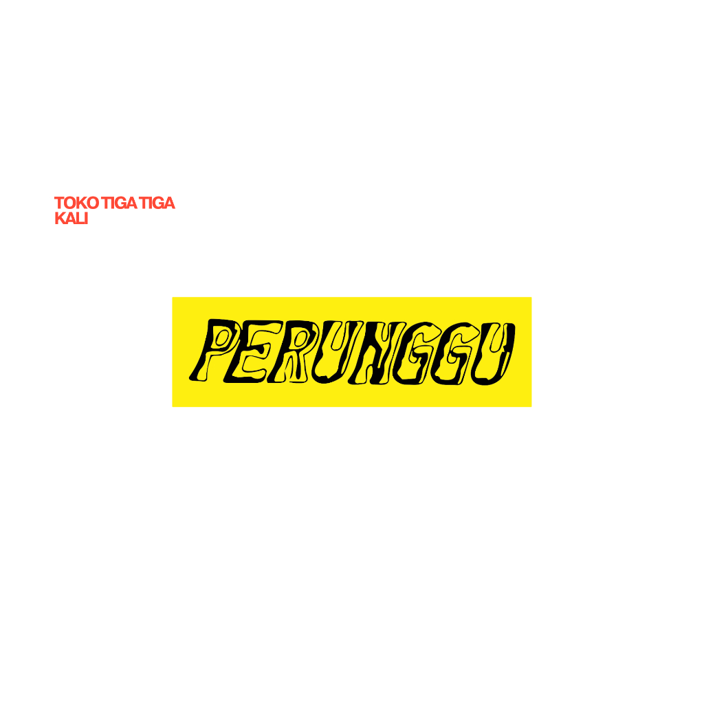 STICKER BAND LOGO PERUNGGU/HITAM KUNING SKENA.