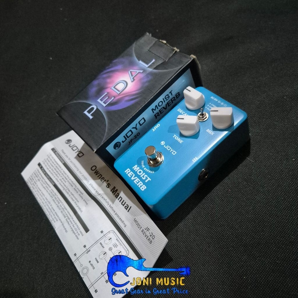 Efek Gitar Joyo Moist Reverb JF-20 Digital Reverb