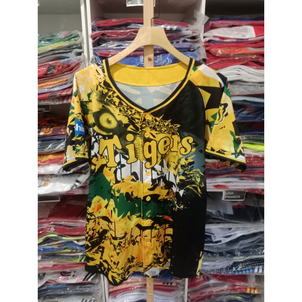 jersey original baseball mizuno tigers