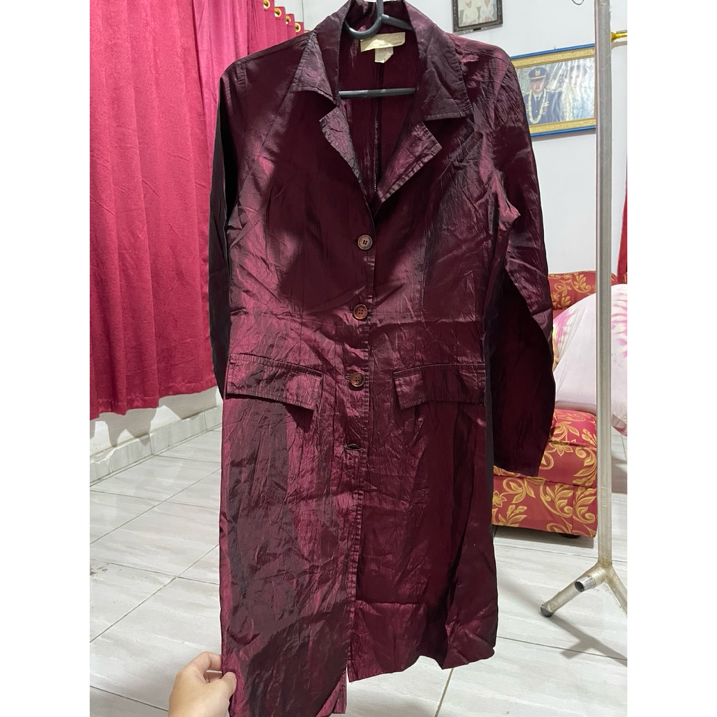 PL Tunik blazer burgundy